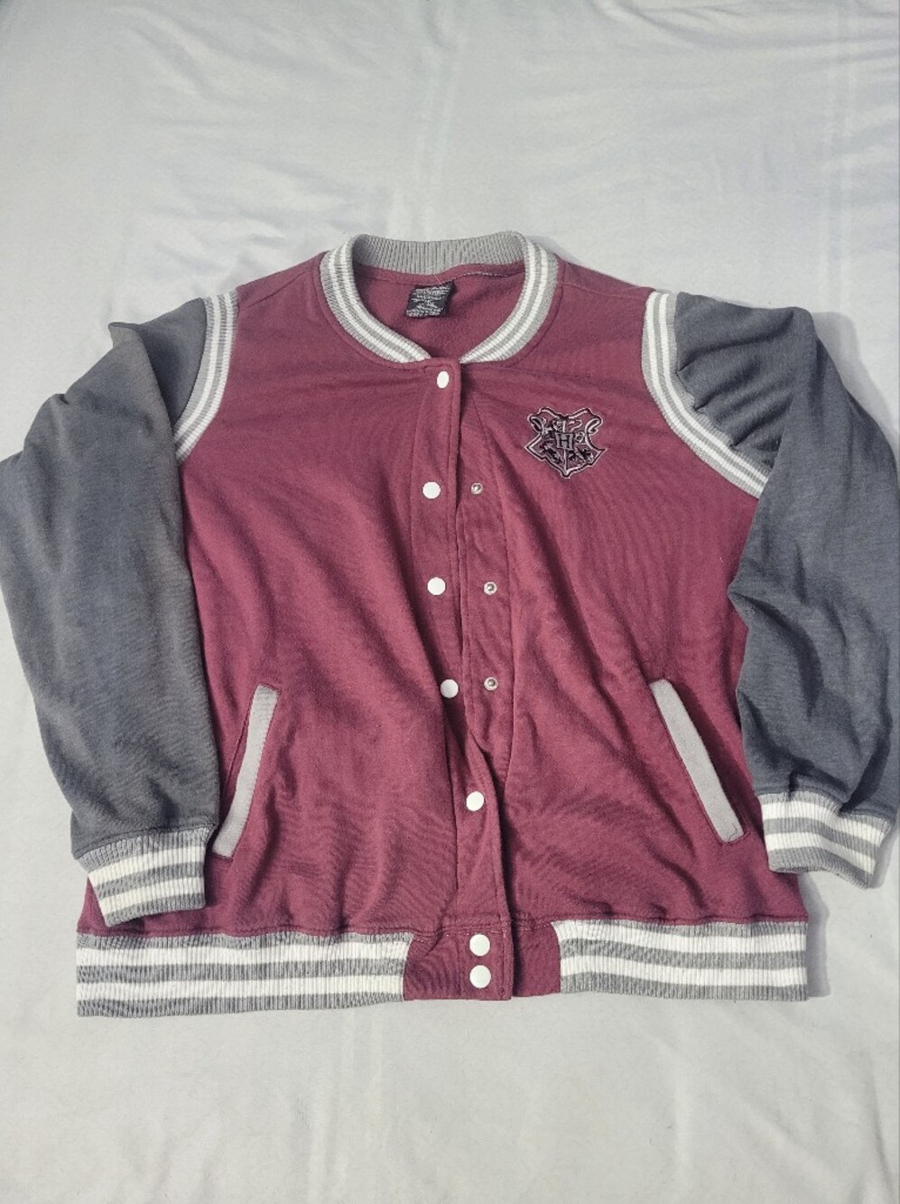 Harry Potter Hogwarts Button Up Sweat Jacket